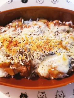 カレーの残りで☆簡単チーズカレードリア-レシピのメイン写真
