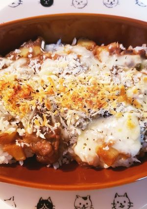 カレーの残りで☆簡単チーズカレードリア-レシピのメイン写真