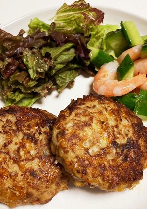 チーズ入り鰯のハンバーグ-レシピのメイン写真
