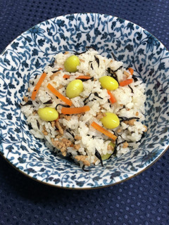 ぎんなん混ぜご飯-レシピのメイン写真