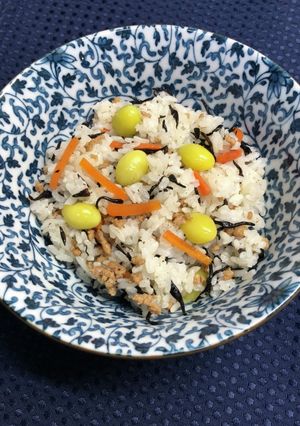 ぎんなん混ぜご飯-レシピのメイン写真