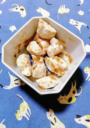 鶏ささみの梅肉オリーブオイル-レシピのメイン写真