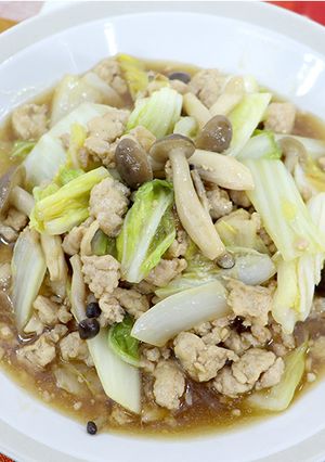 パパっと作れる！白菜のそぼろあんかけ-レシピのメイン写真