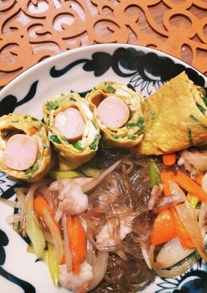 本格!!チャプチェ(韓国春雨)-レシピのメイン写真