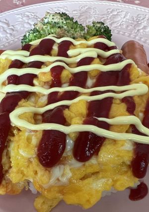 モーニングオムライス♡コレでほんわか幸せ-レシピのメイン写真