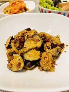 ナスと挽肉の豆板醤炒め-レシピのメイン写真