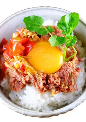 スタミナ・コンビーフ丼　【キャンプ飯】-レシピのメイン写真