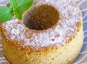 【紅茶パウダー入り】米粉のシフォンケーキ-レシピのメイン写真