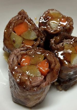 お正月！牛肉の八幡巻き-レシピのメイン写真