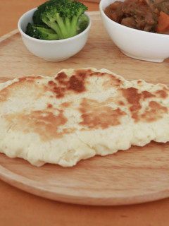 ホットケーキミックスで簡単☆ナン-レシピのメイン写真