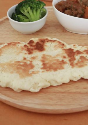 ホットケーキミックスで簡単☆ナン-レシピのメイン写真