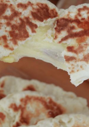ホットケーキミックスで簡単☆チーズナン-レシピのメイン写真