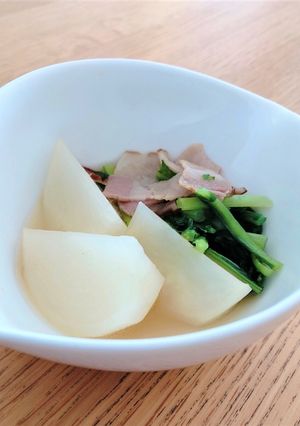 やわらか＊かぶとベーコンのコンソメ煮　　-レシピのメイン写真