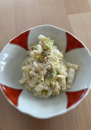 白菜の白い部分のサラダ-レシピのメイン写真