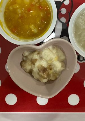 離乳食 中期 バナナパン粥-レシピのメイン写真