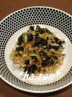 のり&ねぎの和え物-レシピのメイン写真