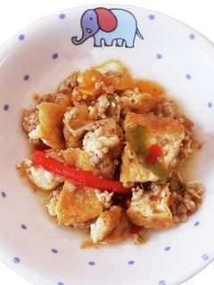 【保育園給食】厚揚げチャンプルー-レシピのメイン写真
