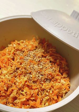 レンジで4分！簡単にんじんしりしり-レシピのメイン写真