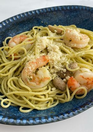 簡単で美味しいジェノベーゼパスタ-レシピのメイン写真