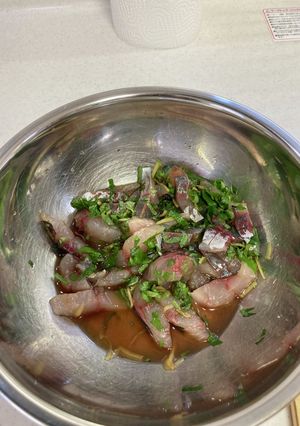 大葉と生姜でさっぱり鯵漬け-レシピのメイン写真