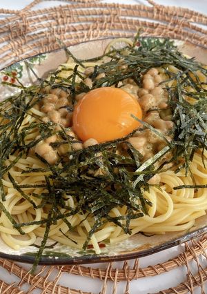 超旨★10分で出来る納豆パスタ-レシピのメイン写真