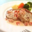 トマト入りゴルゴンゾーラソースハンバーグ