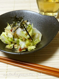 簡単なめたけうめキャベツ★-レシピのメイン写真
