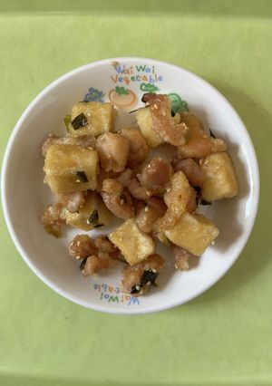 【保育園給食】鶏肉と凍り豆腐の揚げ煮-レシピのメイン写真