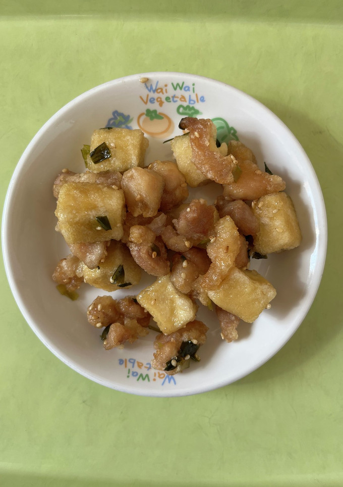 【保育園給食】鶏肉と凍り豆腐の揚げ煮-レシピのメイン写真