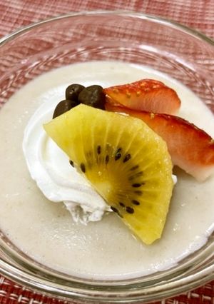 甘さ控えめ☆麦こうせんゼリー-レシピのメイン写真