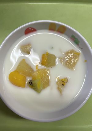 【保育園給食】簡単フルーツラッシー-レシピのメイン写真