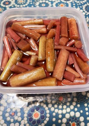 芋茎（ズイキ）の甘酢漬け-レシピのメイン写真