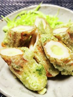 チーズ入り竹輪の磯辺揚げ-レシピのメイン写真
