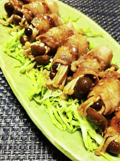 きのこの肉巻き-レシピのメイン写真