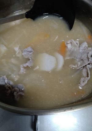 好きな根菜を使って豚汁-レシピのメイン写真