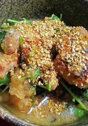 鶏もも肉のみぞれ煮-レシピのメイン写真