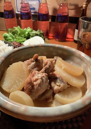 お肉ほろっほろっ！手羽元大根煮込♪♪-レシピのメイン写真