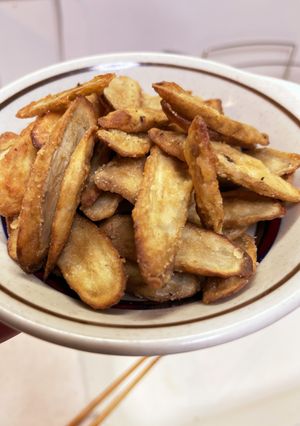 簡単揚げないごぼうの揚げ焼き-レシピのメイン写真