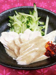 もろみ調味液でサラダチキン!棒々鶏風-レシピのメイン写真