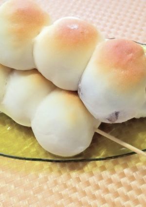 秋の美味しさ3味(栗·芋·餡)串団子ぱん-レシピのメイン写真