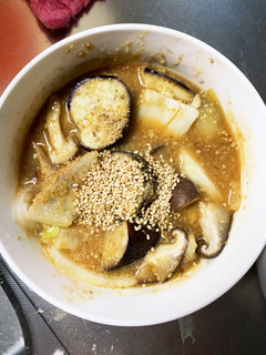 根菜茄子簡単中華風味噌炒め味温野菜サラダ-レシピのメイン写真