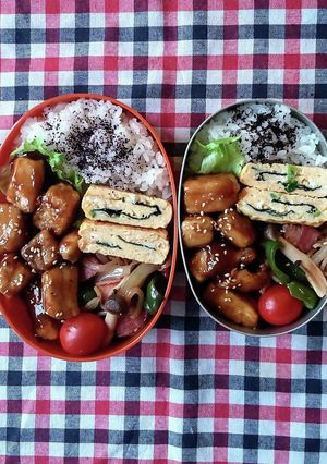 高校生　息子と娘のお弁当　57-レシピのメイン写真