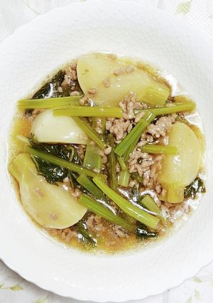 かぶのそぼろ煮-レシピのメイン写真