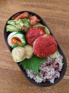 JK☆ケチャップハンバーグ弁当♪-レシピのメイン写真
