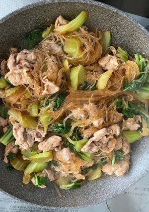 豚肉と青梗菜の中華蒸し-レシピのメイン写真