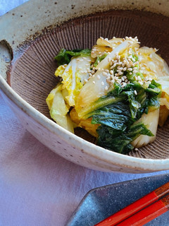 白菜の中華風漬物　豆板醤の風味で-レシピのメイン写真