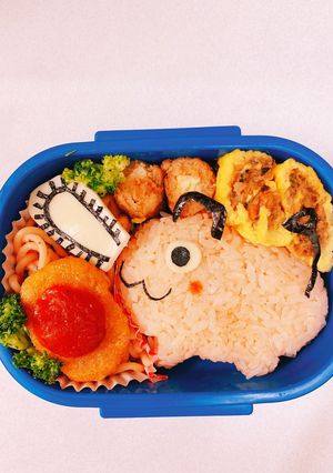 簡単!チェンソーマン★ポチタキャラ弁-レシピのメイン写真