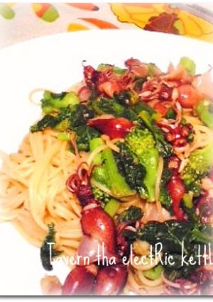 菜の花とほたるいかの春パスタ～山葵風味で-レシピのメイン写真