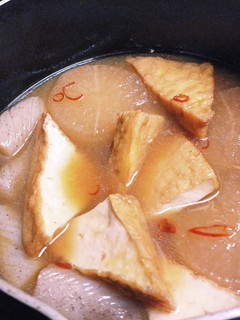 ブリ大根の煮汁リメイク -レシピのメイン写真
