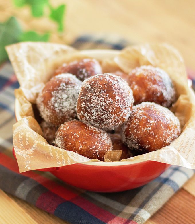 切りもちで簡単☆もちもちあんドーナツ by エムケー精工